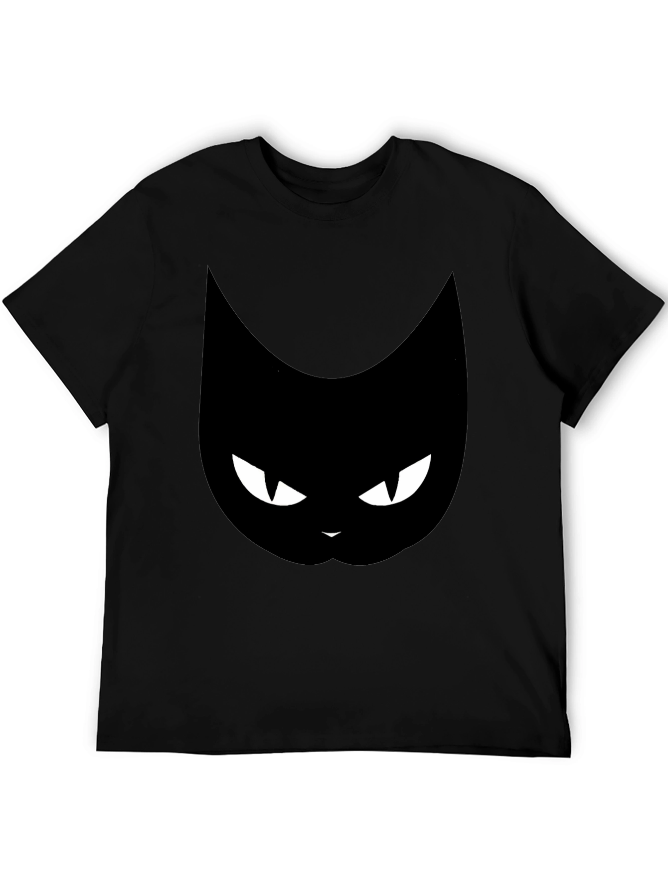 Black Black Cat Graphic T-Shirt view 5