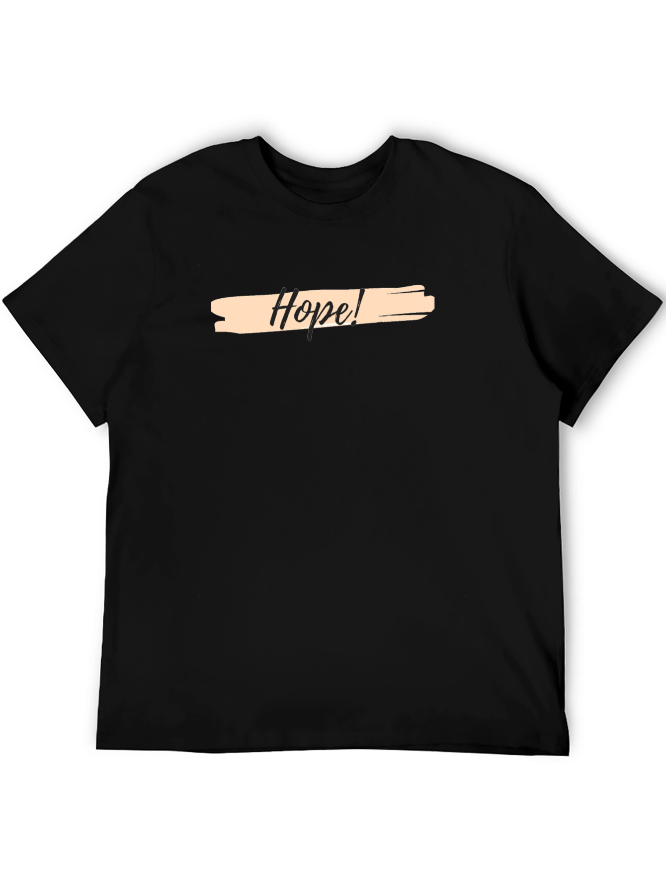 Black Hope Graphic Tee - Men's Black T-Shirt view 5