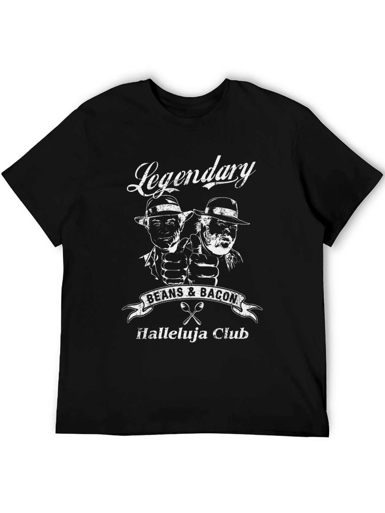 Black Legendary Beans & Bacon Hallelujah Club T-Shirt view 5