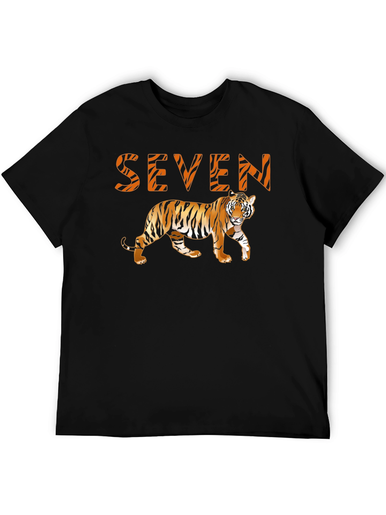 Black Seven Tiger Graphic T-Shirt view 5