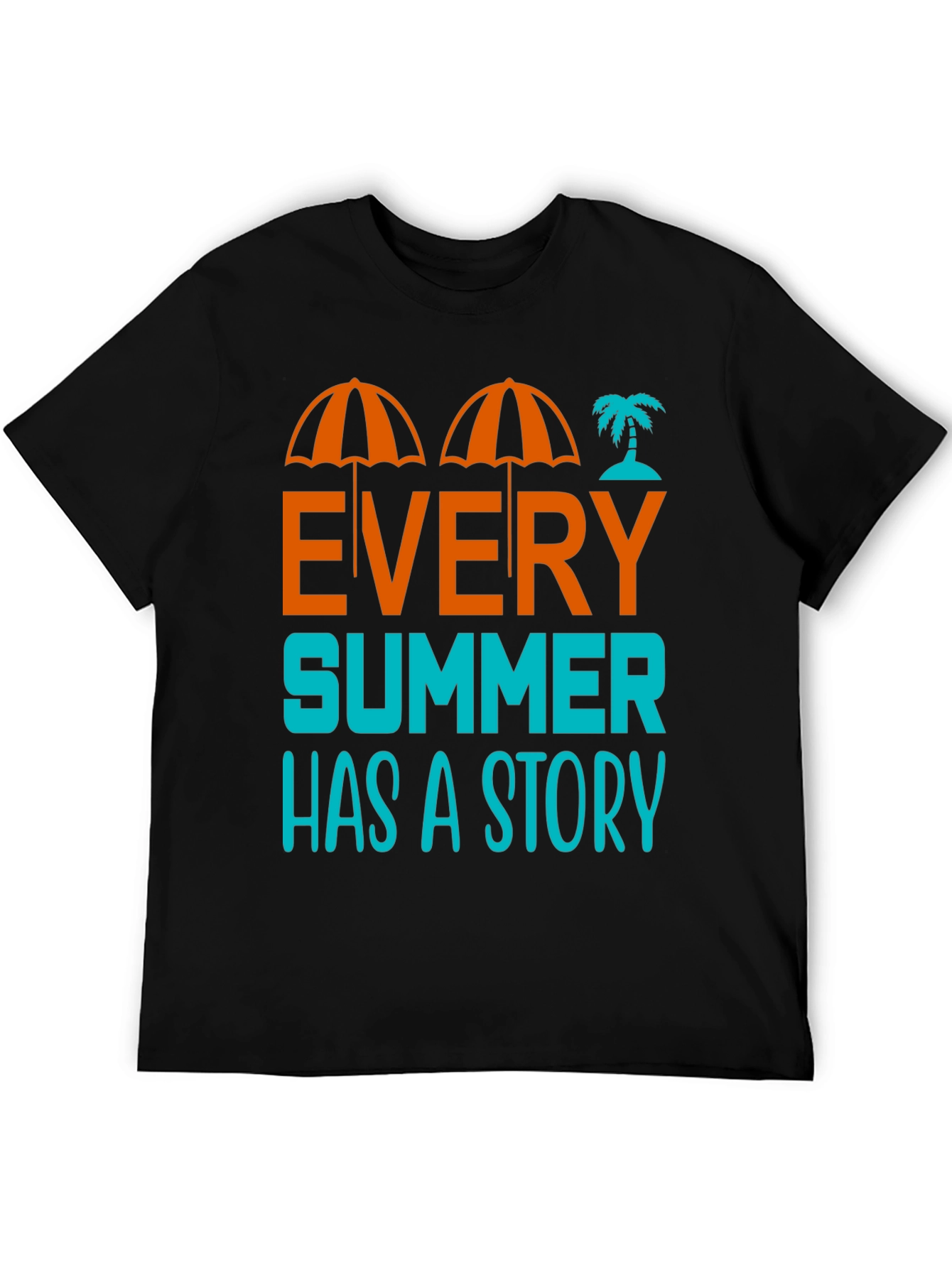 Black Every Summer Has A Story Graphic T-Shirt view 5