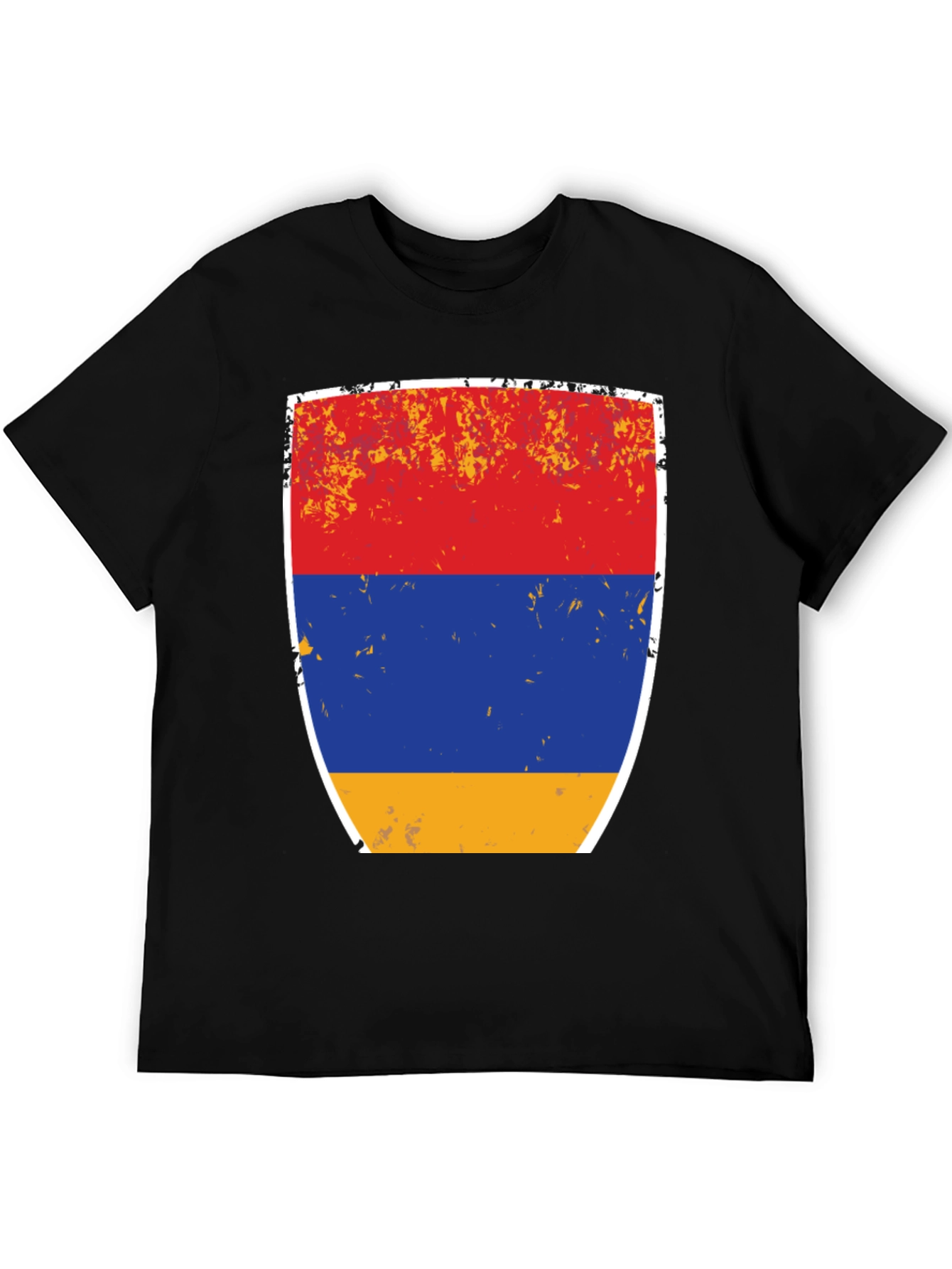 Armenian Flag Shield Graphic T-Shirt - 5