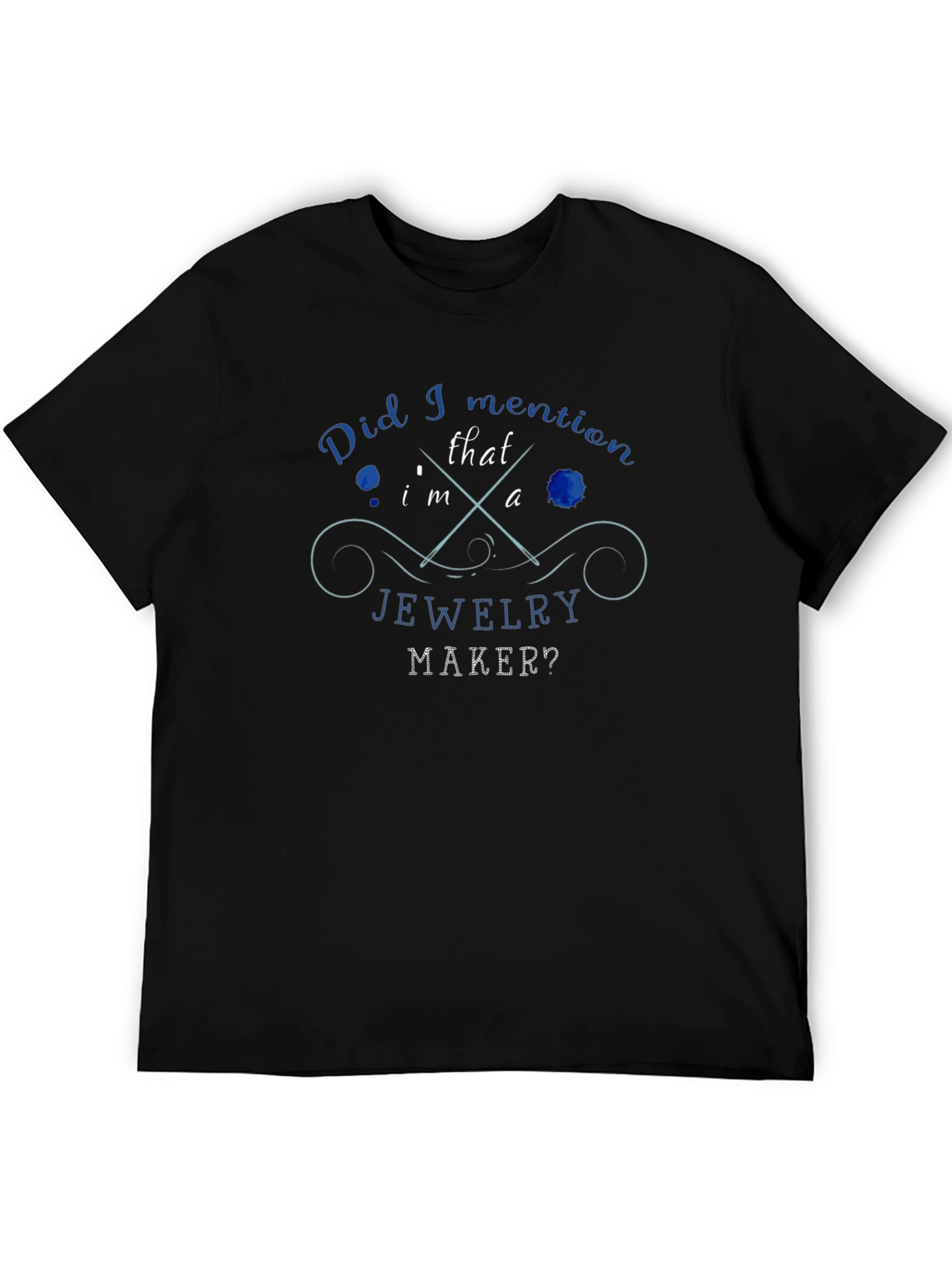 Black Jewelry Maker Graphic T-Shirt view 5