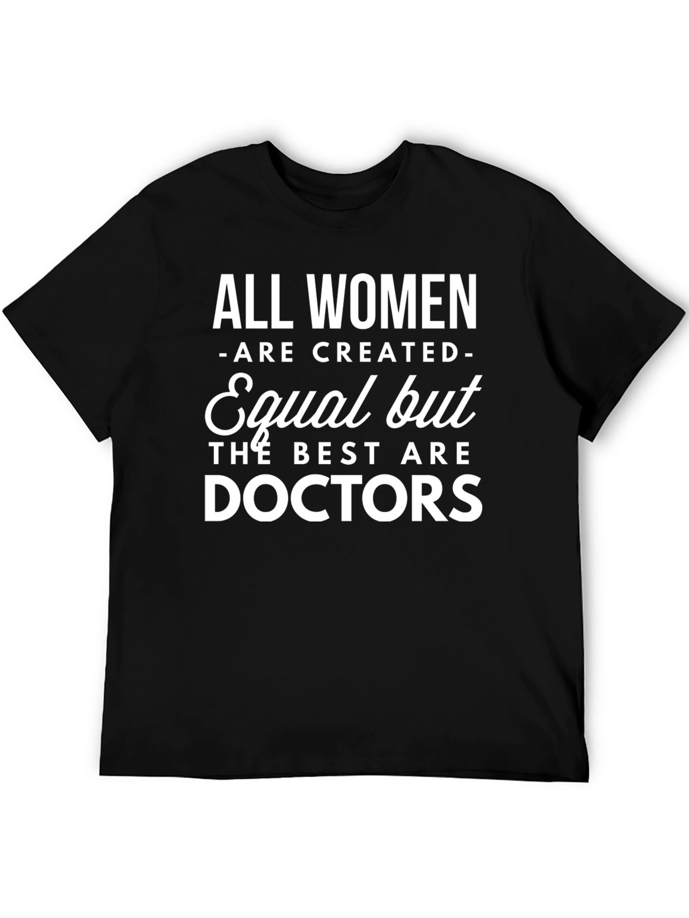 Black All Women Doctors Graphic Print T-Shirt view 5