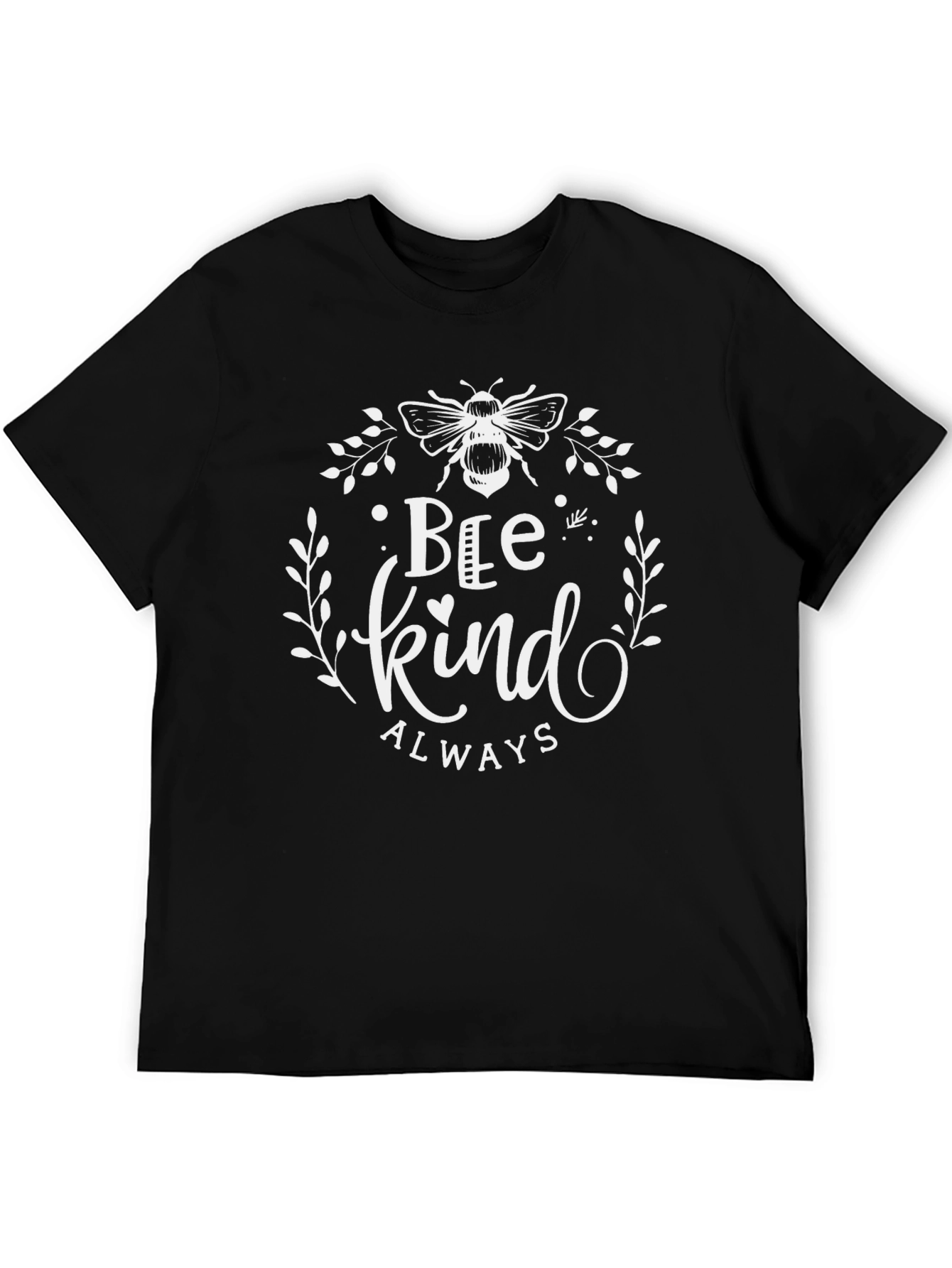 Black Bee Kind Always Black Graphic Tee view 5