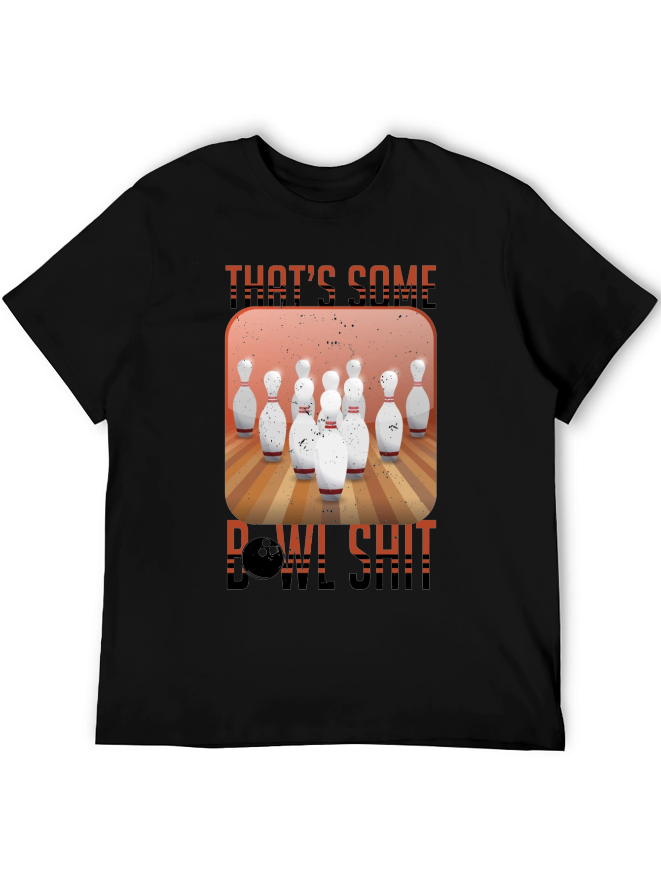 Black That's Some Bowl Shit Graphic T-Shirt view 5