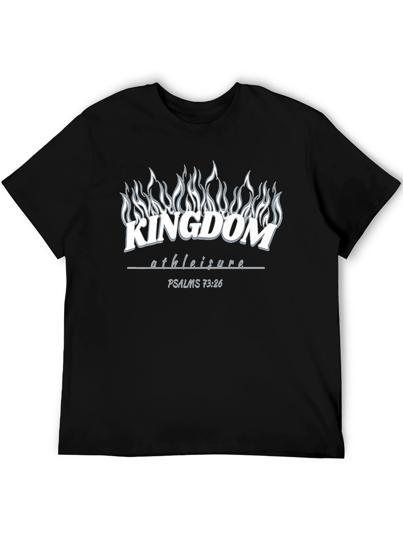 Black Kingdom Athleisure T-Shirt - Psalms 73:26 Graphic Tee view 5