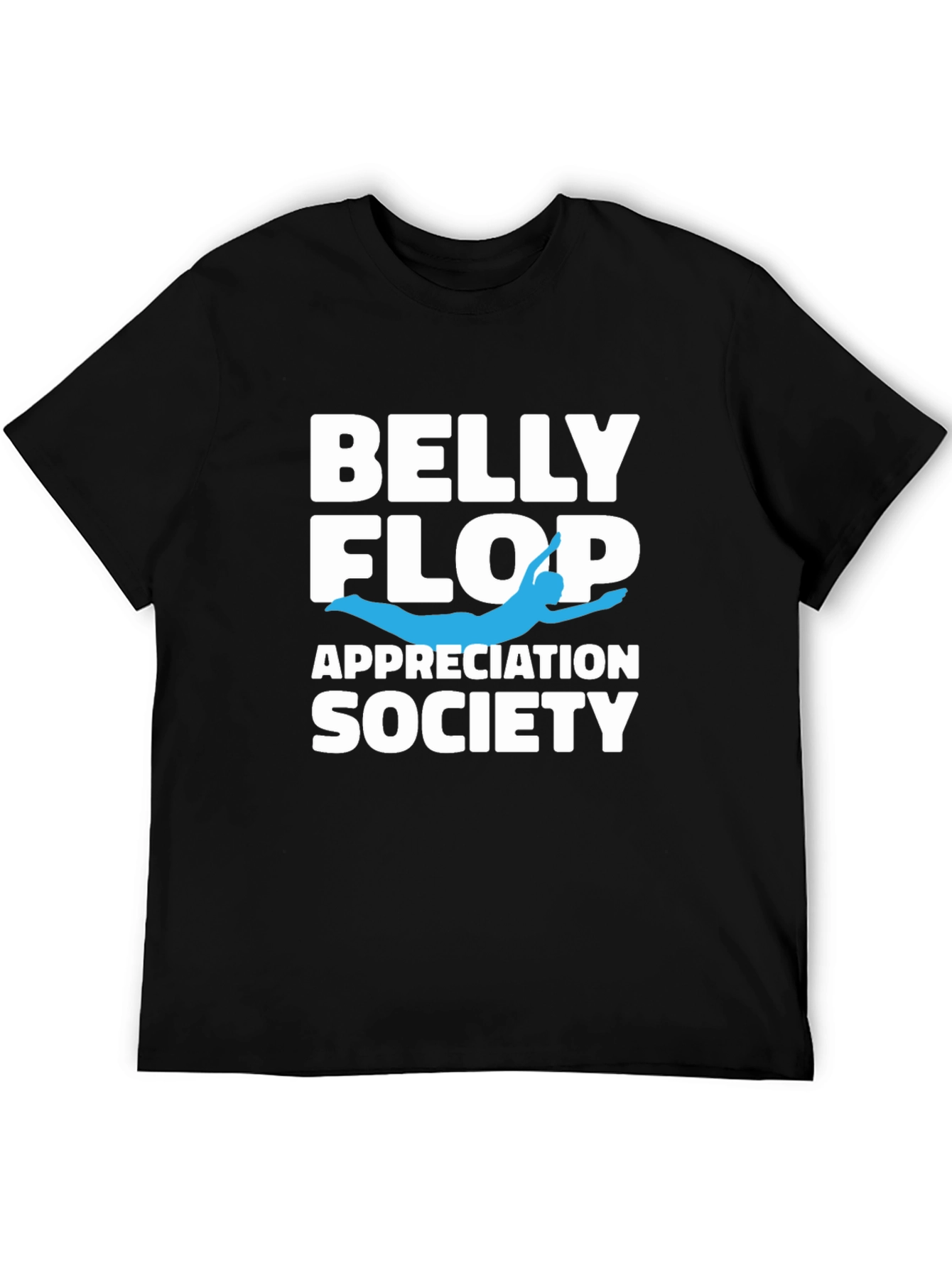 Black Belly Flop Appreciation Society Graphic Tee view 5