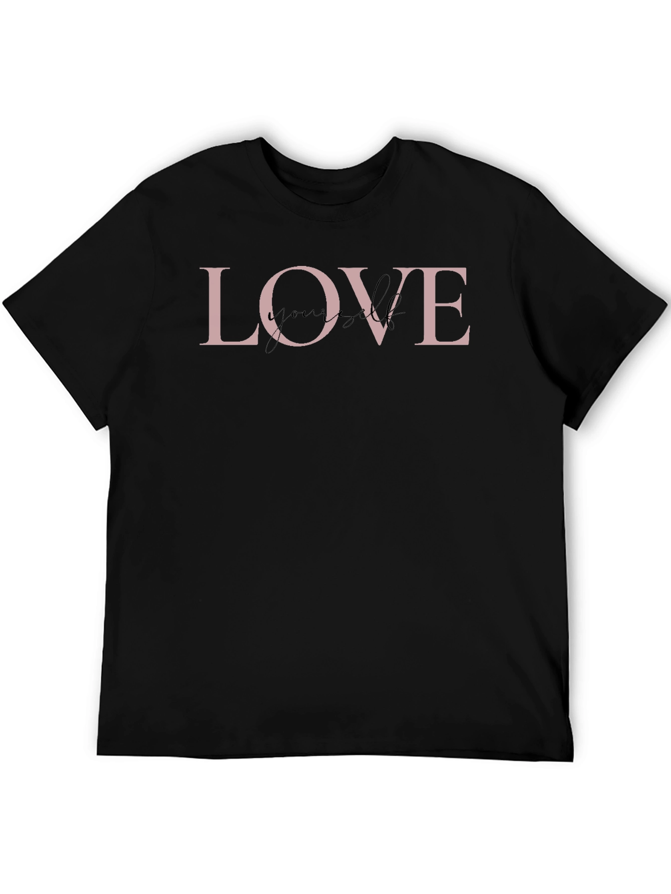 Black Love Yourself Graphic Tee - Trendy Comfort view 5