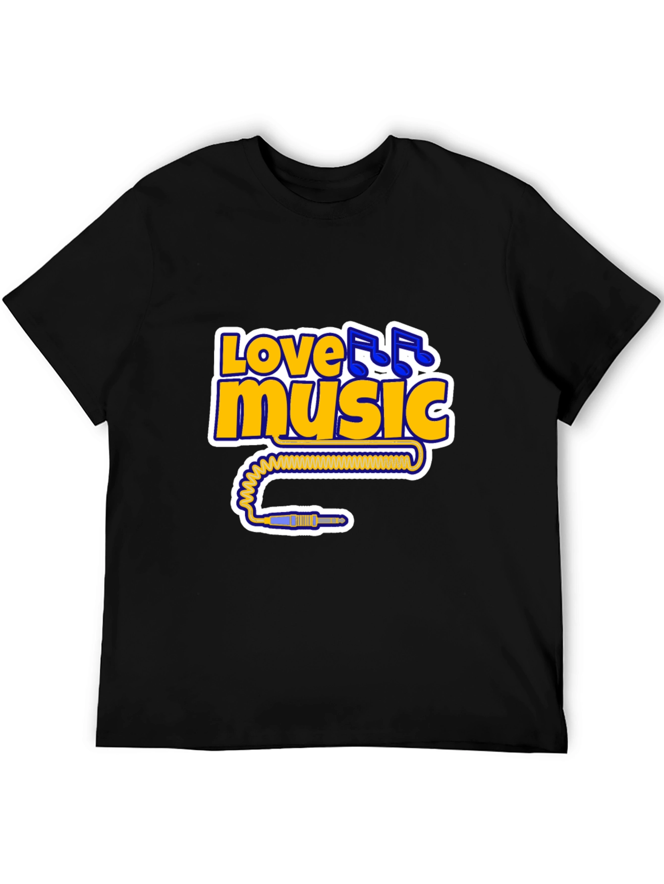 Black Love Music T-Shirt - Cool Musician Tee view 5