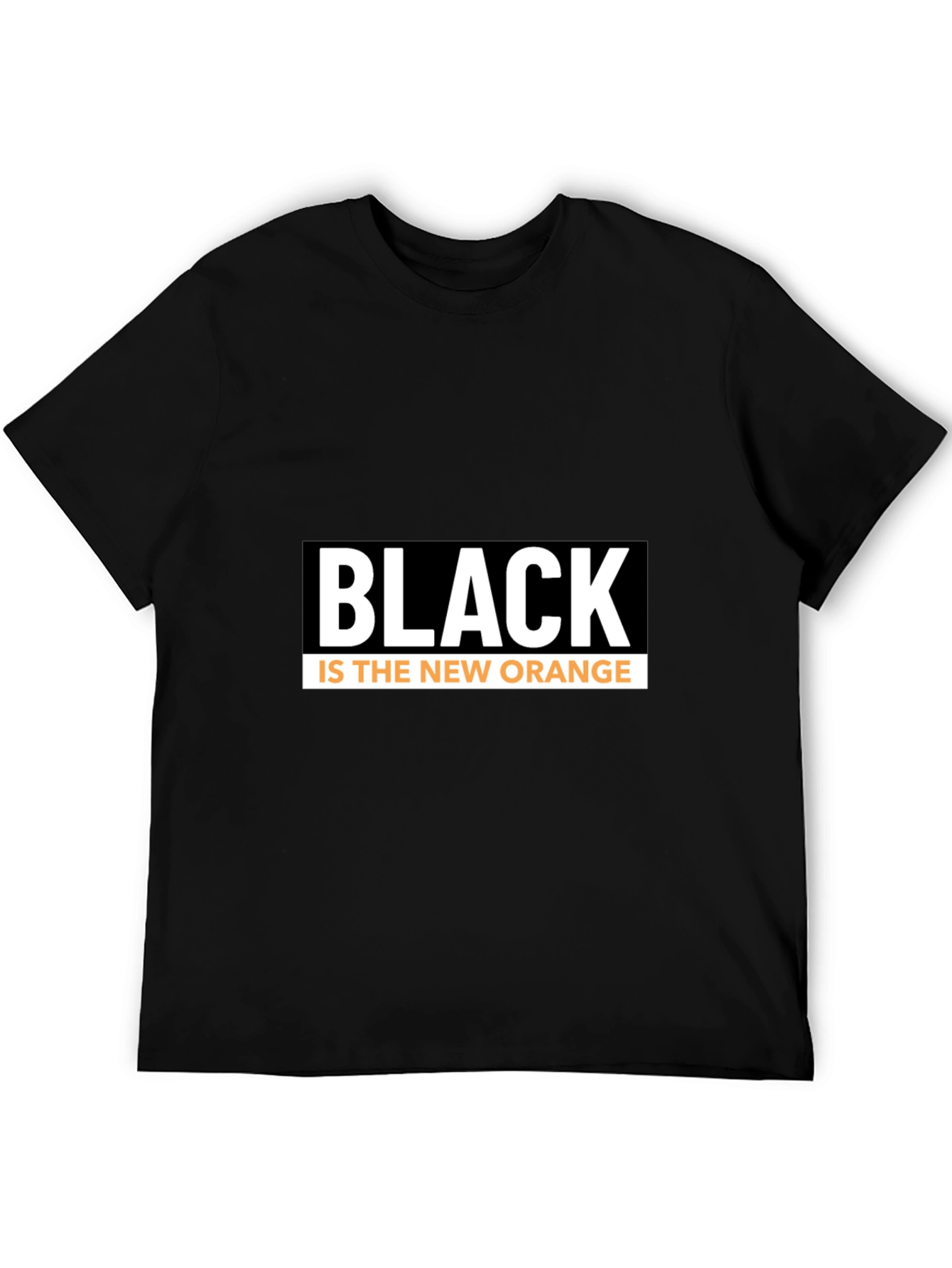 Black Black is the New Orange Graphic Tee view 5