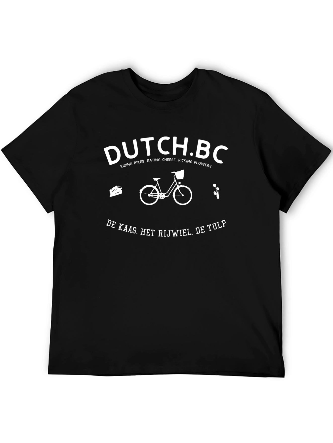 Black Dutch.BC Graphic T-Shirt - Ride, Eat, Pick Flowers! view 5