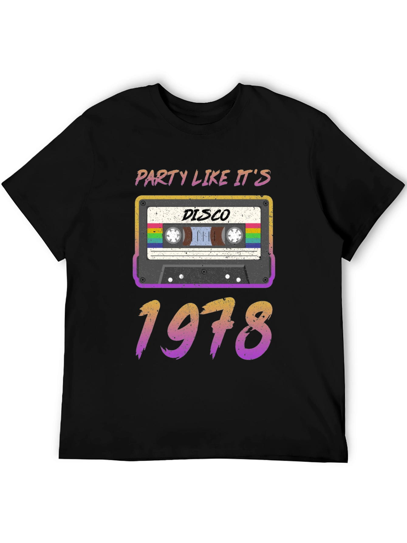 Black Party Like It's 1978 Disco T-Shirt view 5