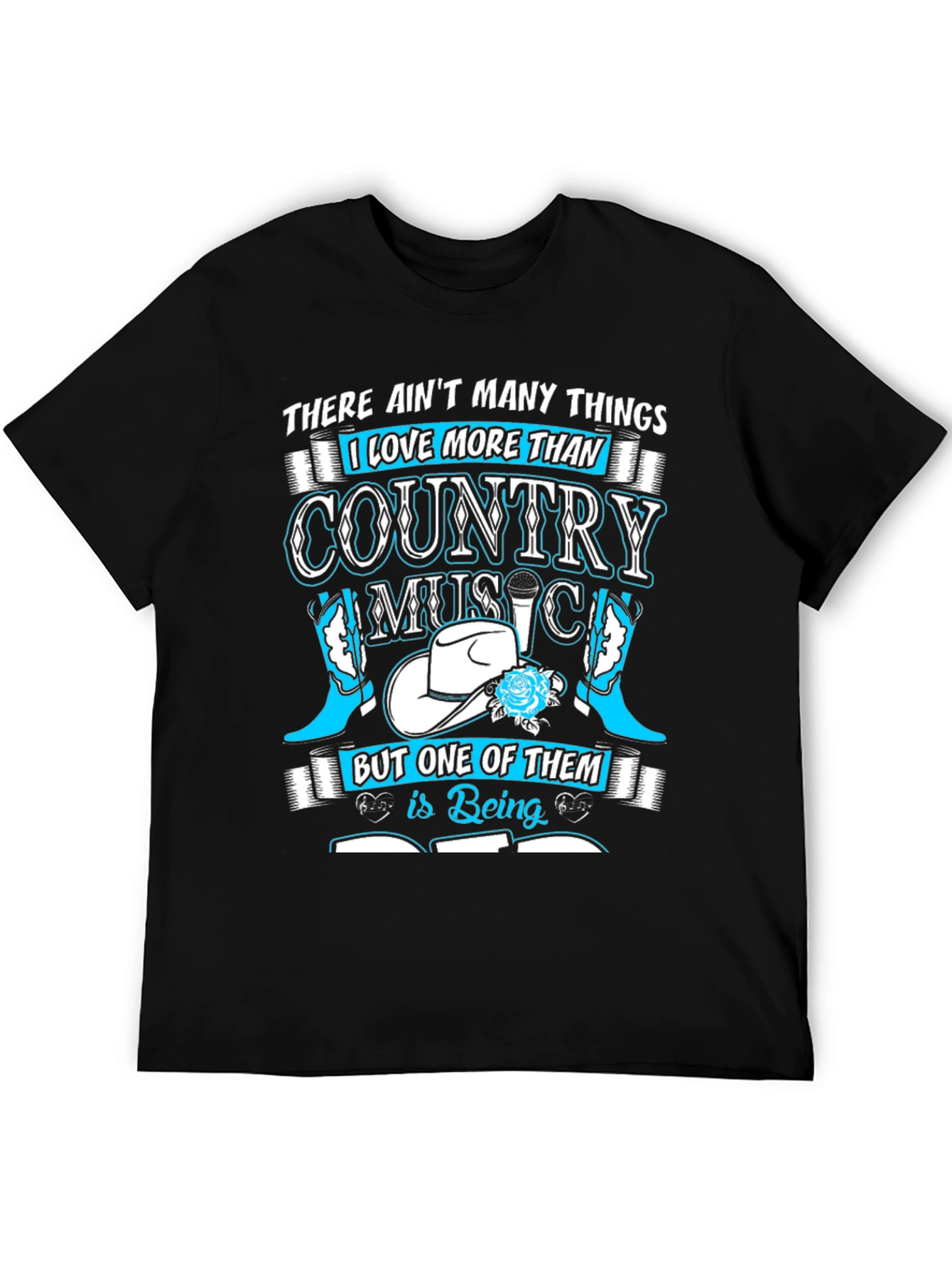 Black Country Music Lover T-Shirt view 5