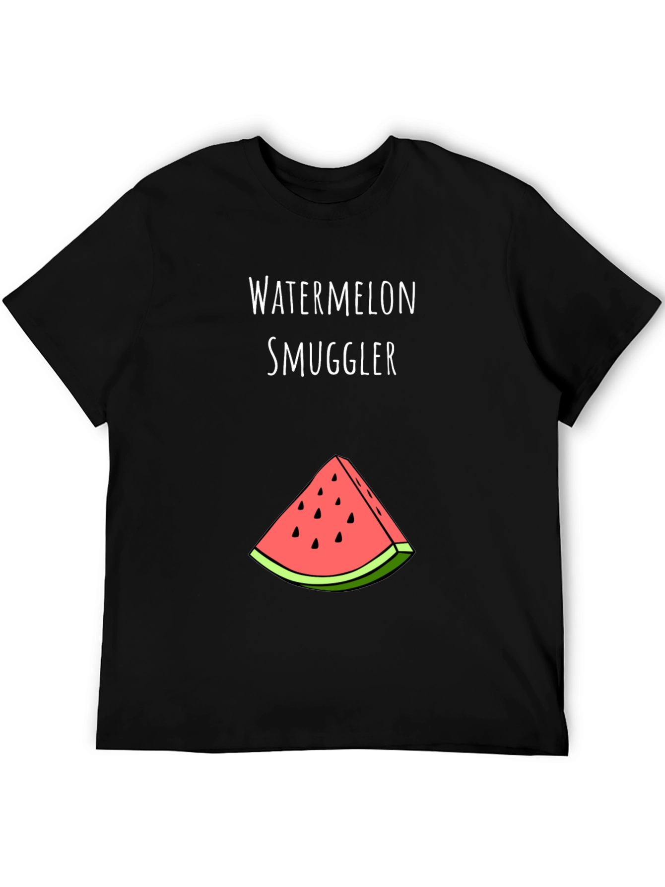 Black Watermelon Smuggler Graphic Tee view 5