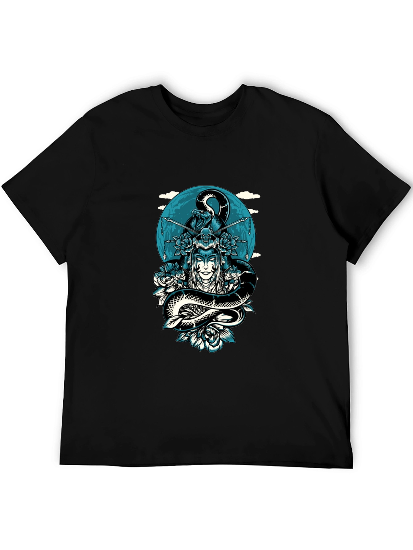 Black Snake Queen Graphic Tee - Unique Design view 5