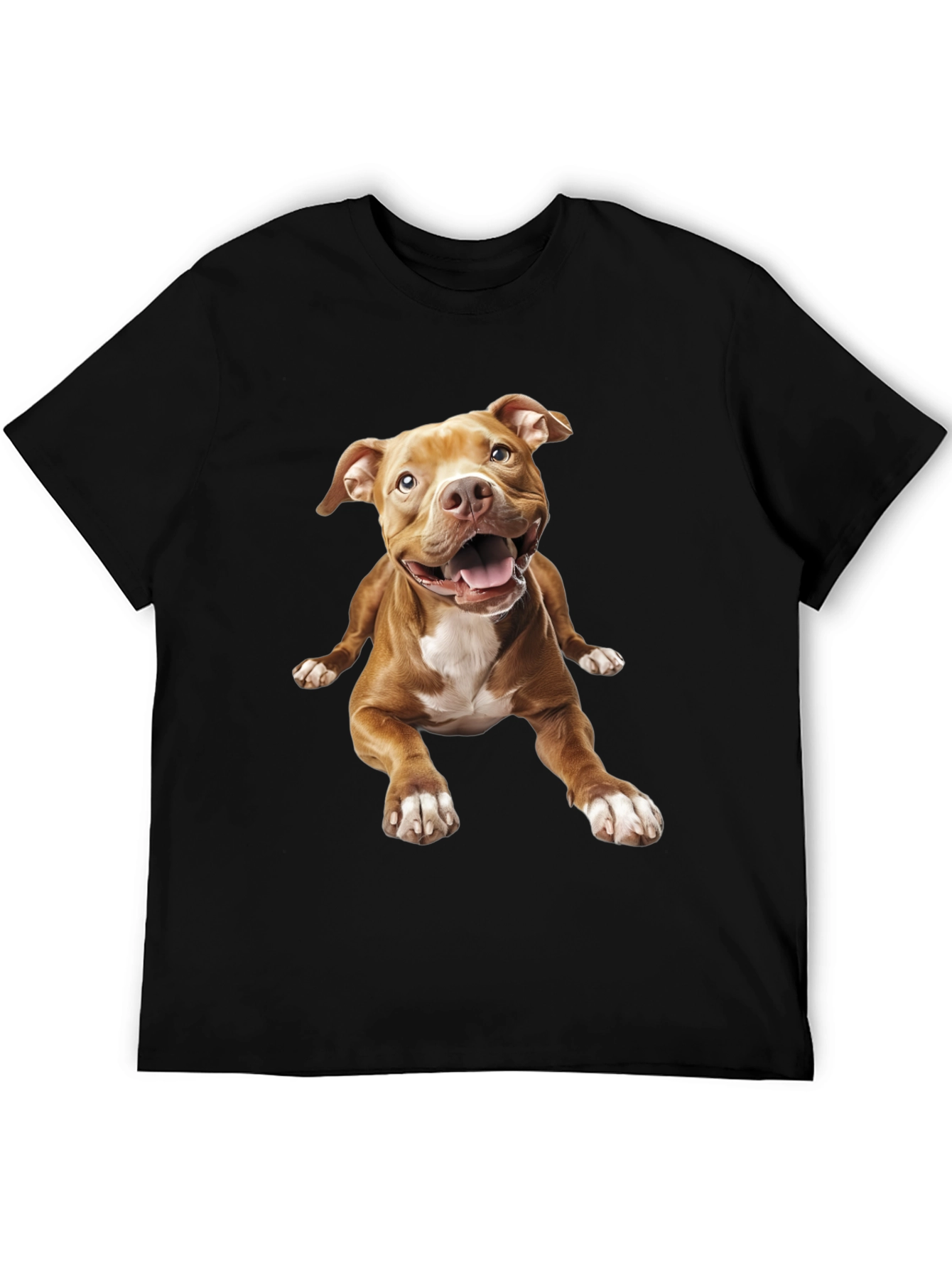 Black Dog Graphic Tee - Black Cotton Blend view 5