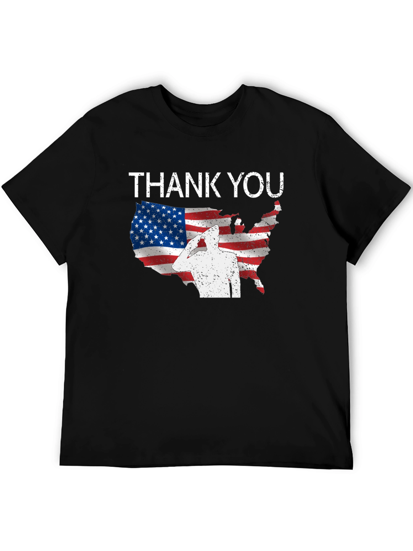 Thank You USA Flag Patriotic T-Shirt - 5