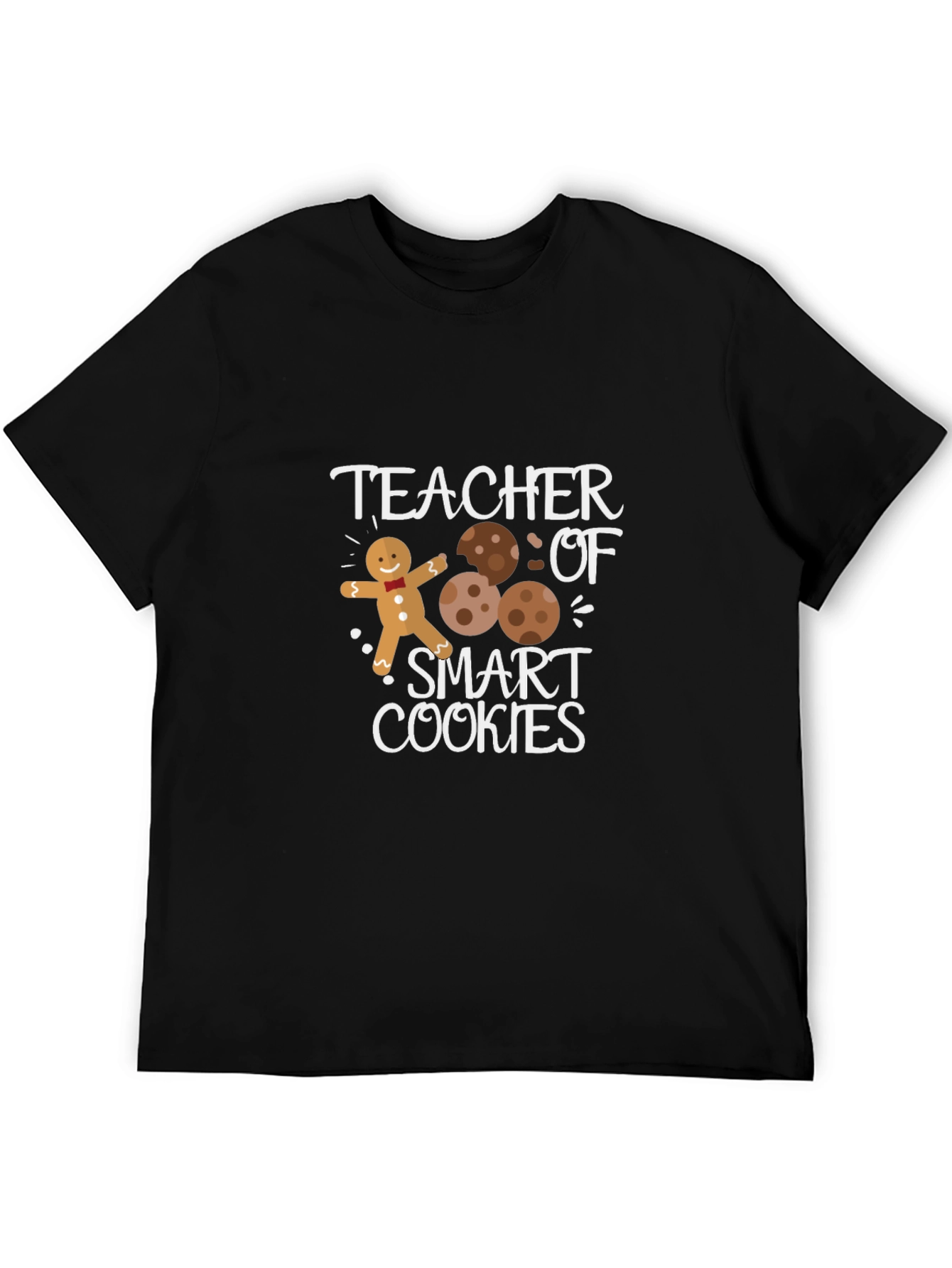 Black Teacher of Smart Cookies T-Shirt - Festive & Fun! view 5