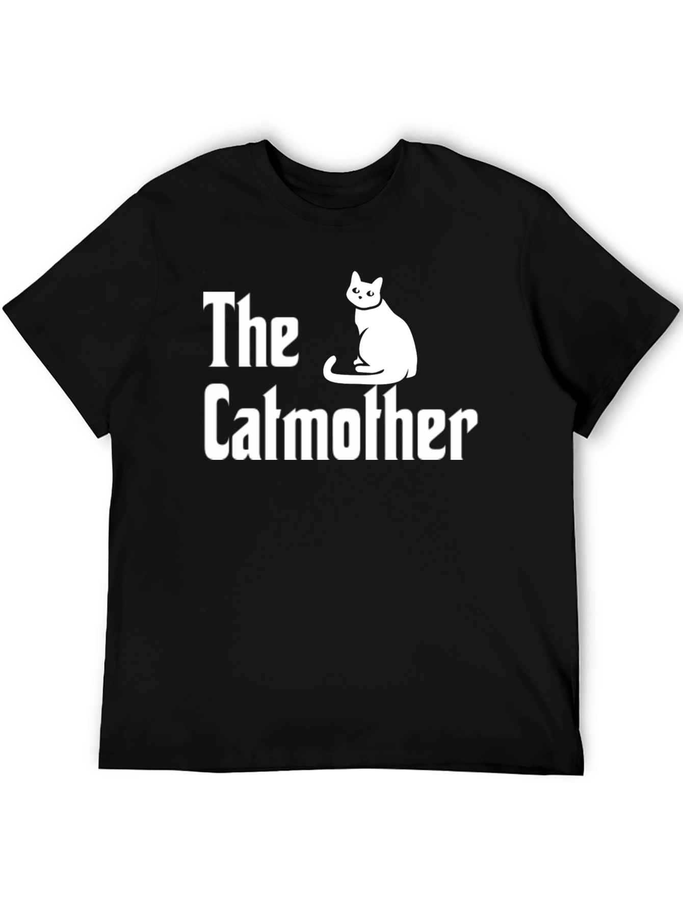 Black The Catmother T-Shirt - Funny Cat Lover Tee view 5