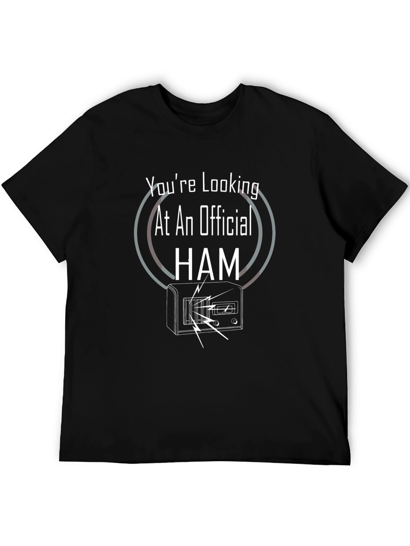 Black Official HAM Radio T-Shirt view 5