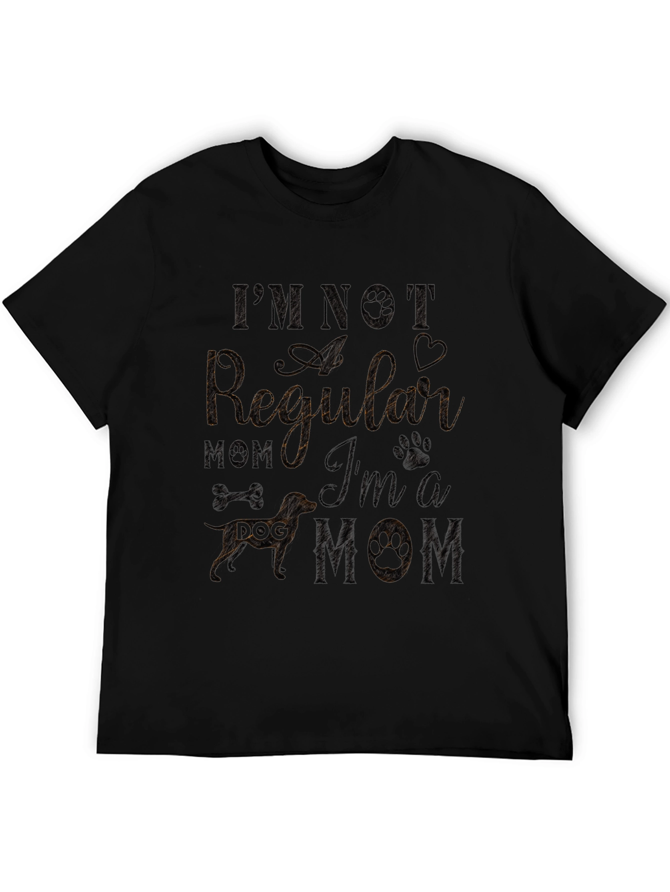 Black Dachshund Mom T-Shirt - Unique Dog Lover Apparel view 5