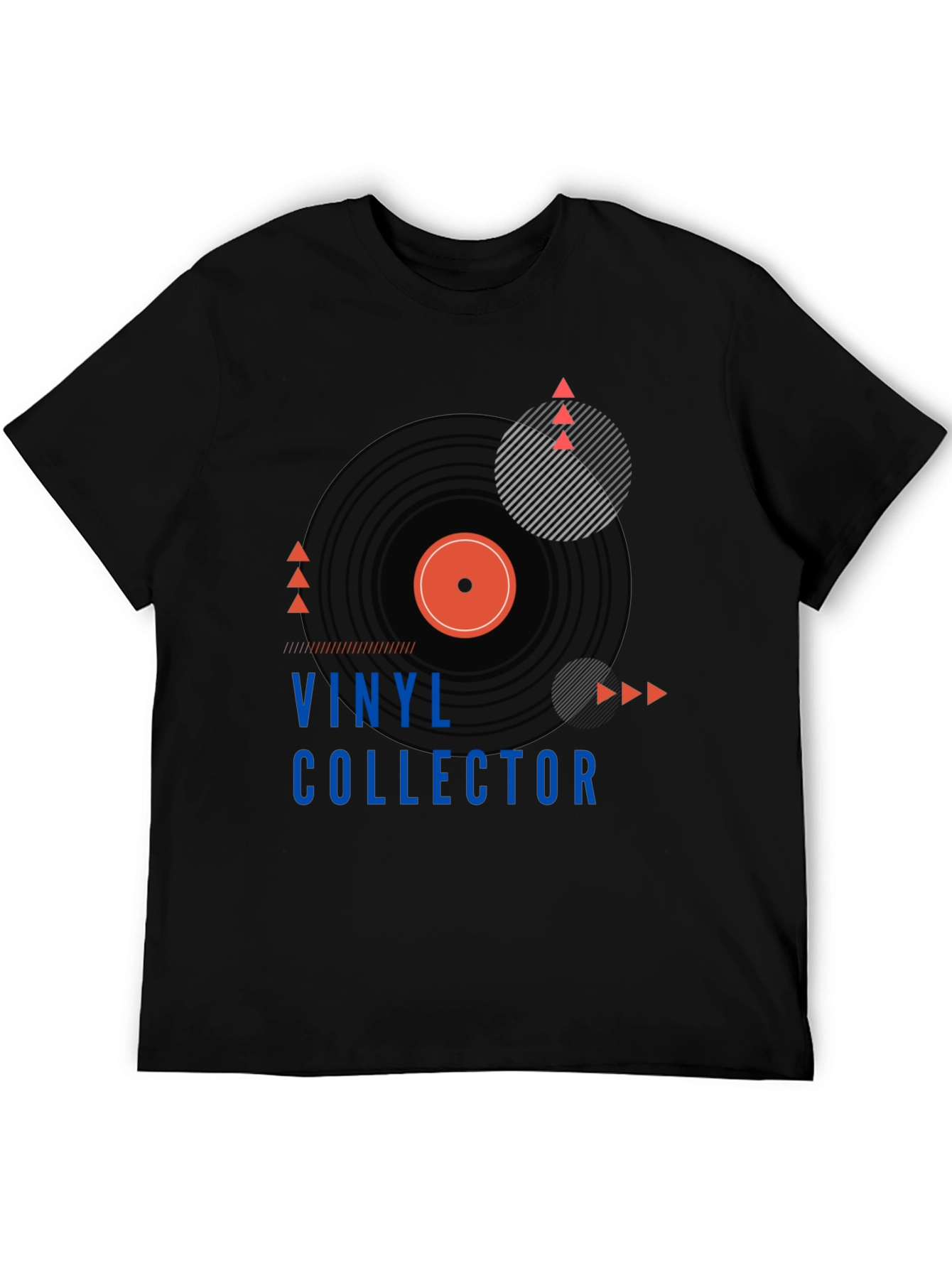 Black Vinyl Collector Graphic Tee - Stylish Music Lover T-Shirt view 5