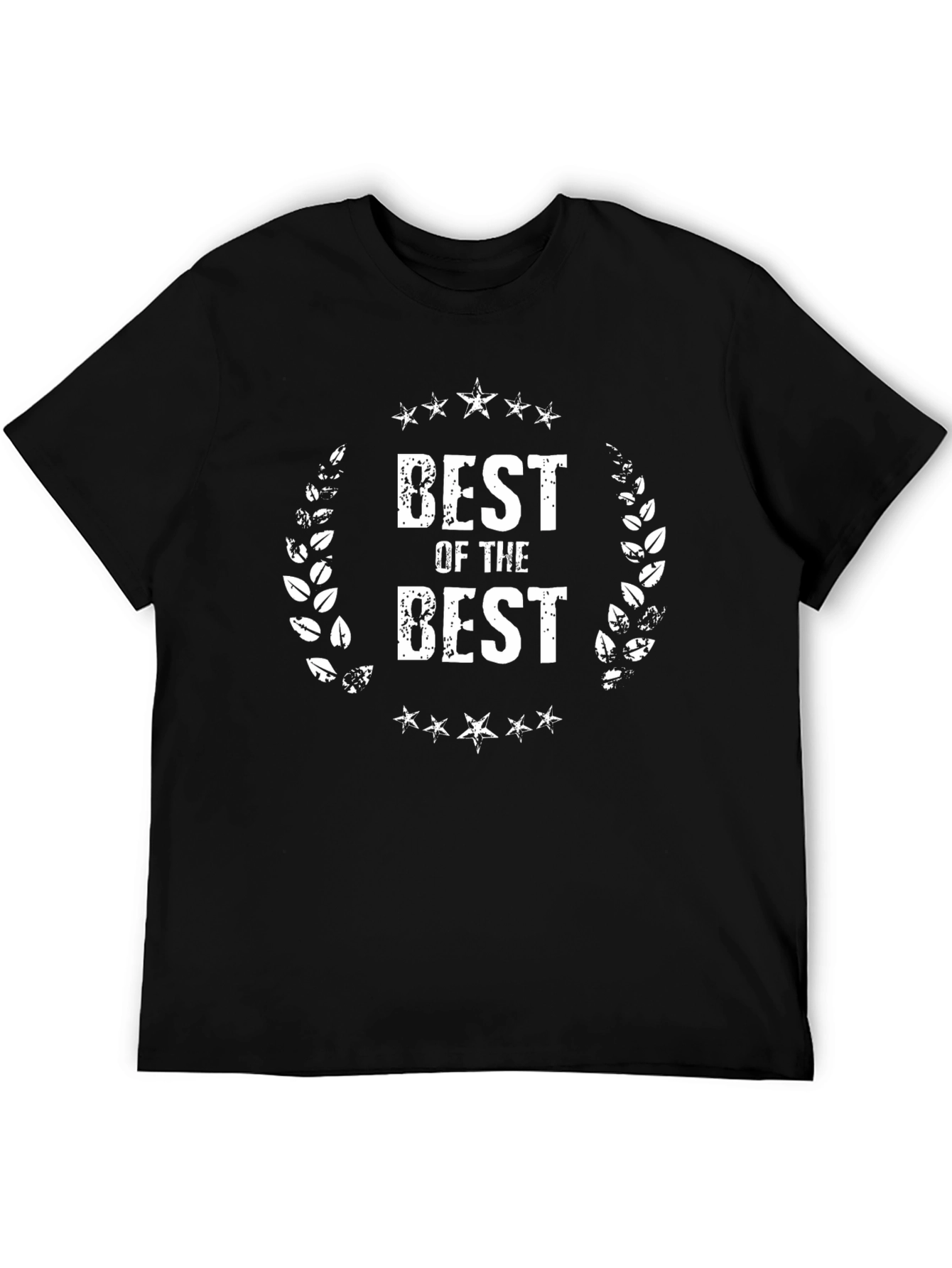 Black Best of the Best Graphic T-Shirt - Stylish Crew Neck Tee view 5