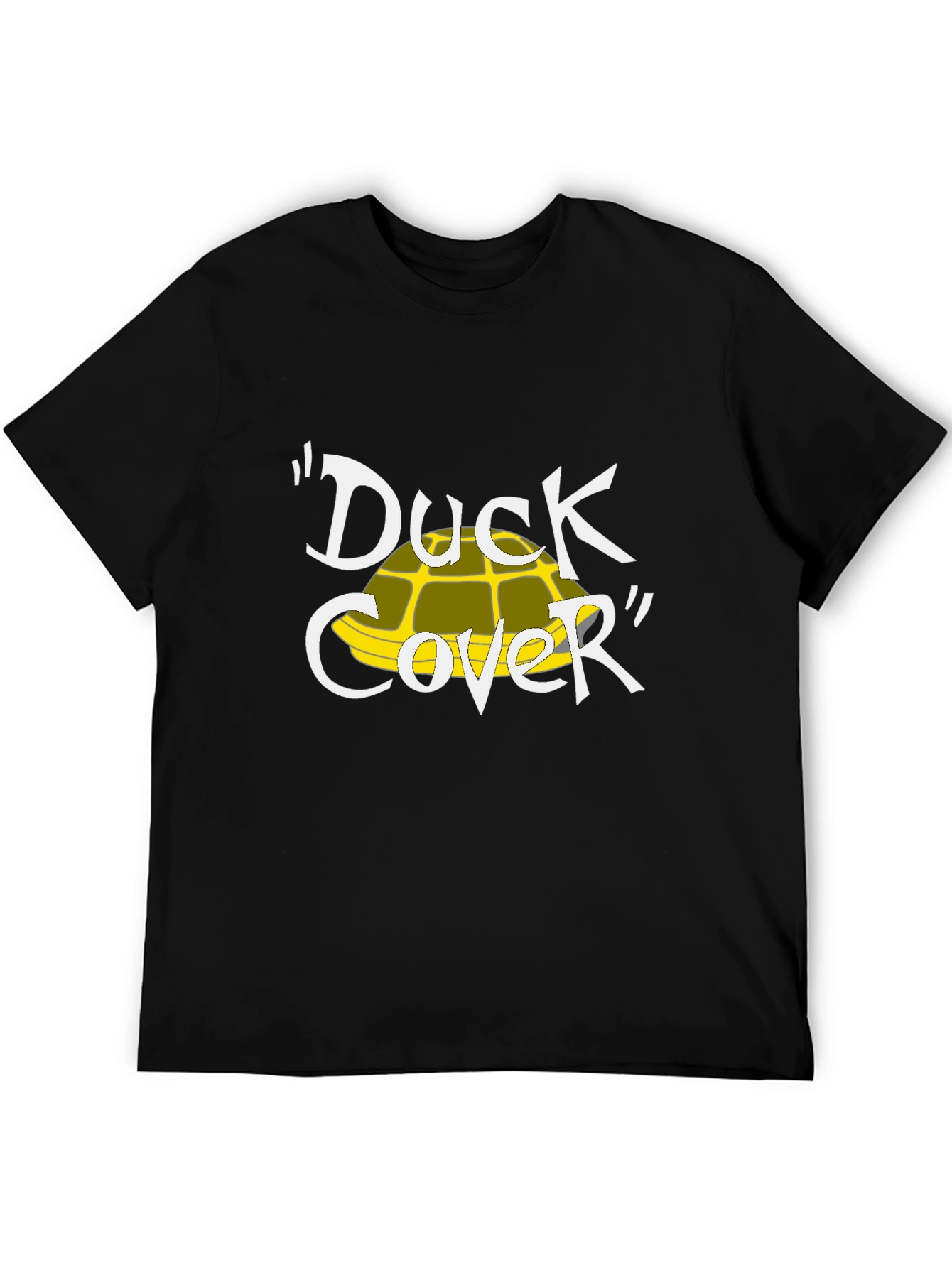 Black Duck Cover T-Shirt - Funny Graphic Tee view 5