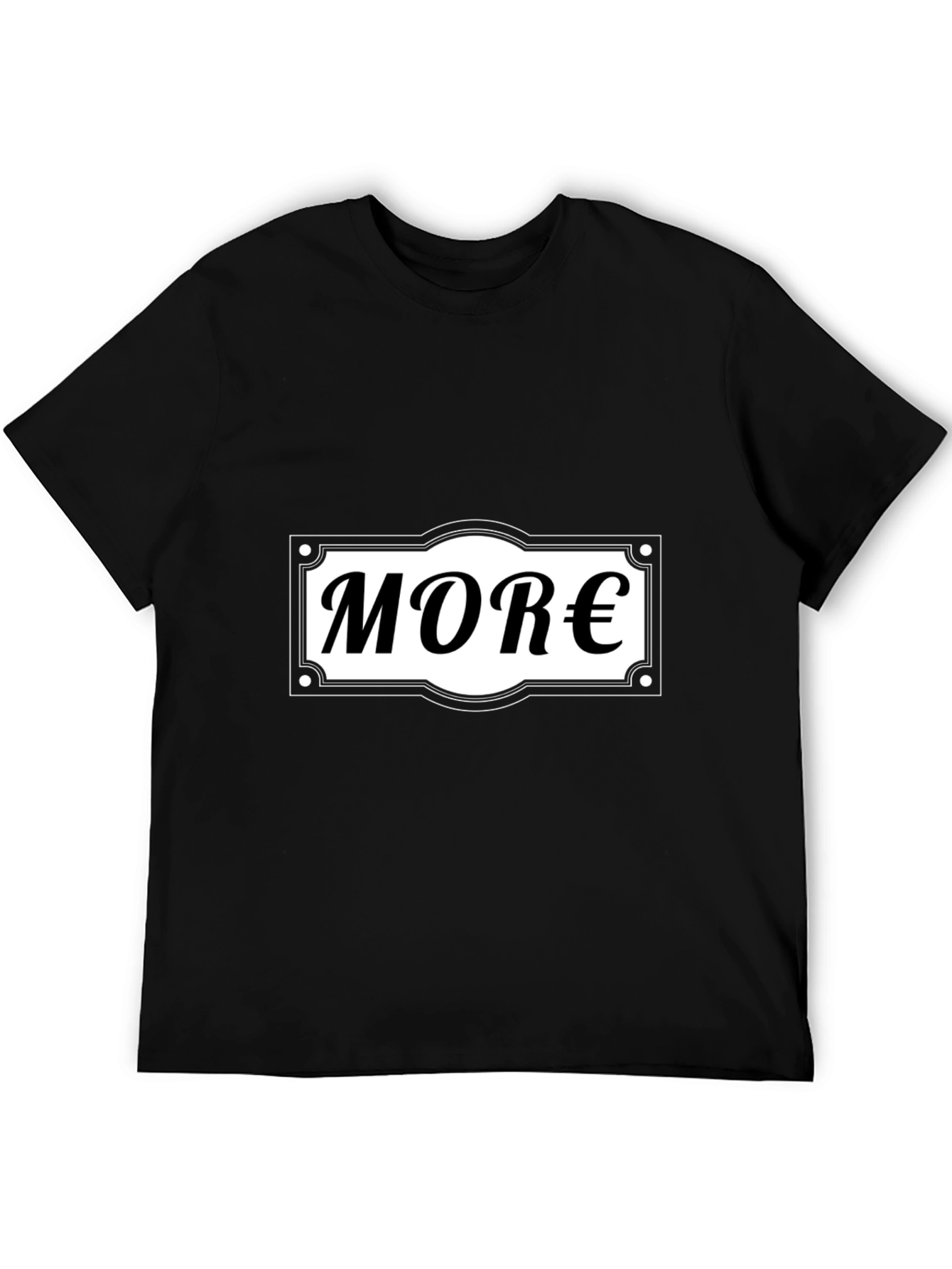 Black More Money T-Shirt - Black Graphic Tee view 5