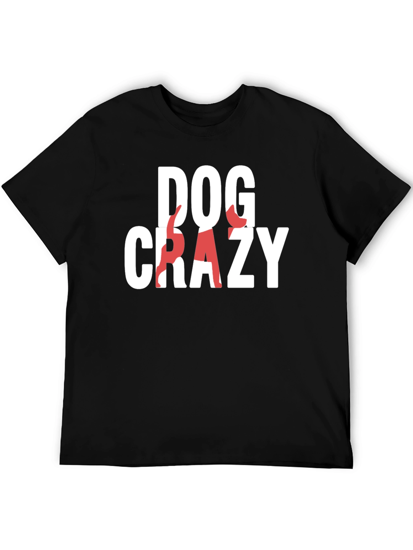 Black Dog Crazy Graphic T-Shirt - Black view 5