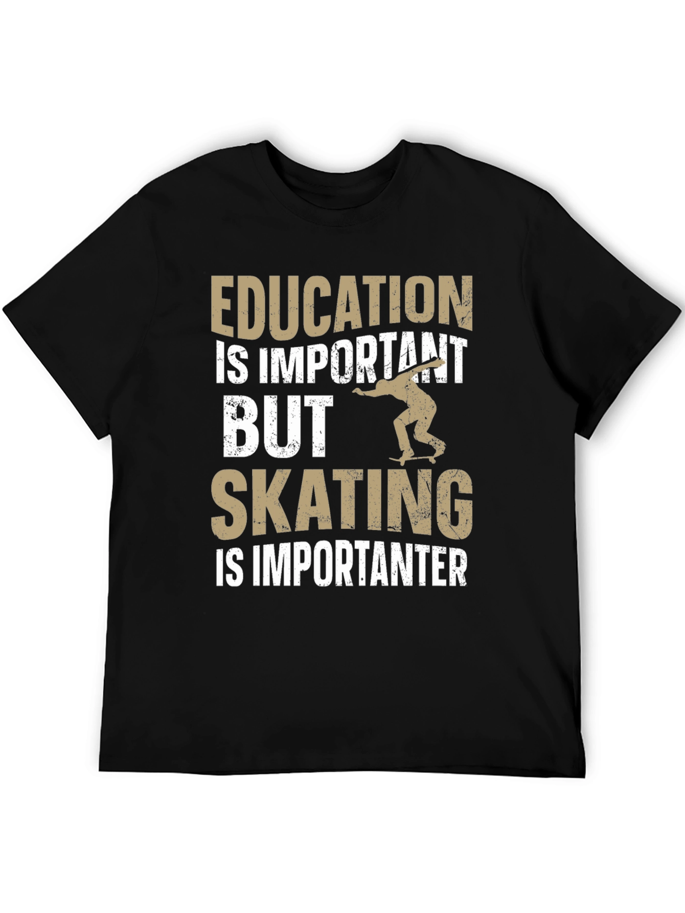 Black Skating is Importanter T-Shirt view 5