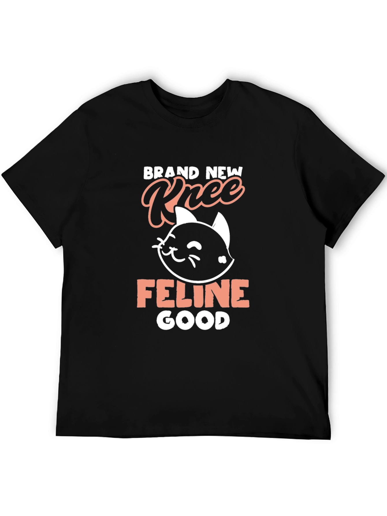 Black Feline Good Tee - Cat Lover T-Shirt view 5