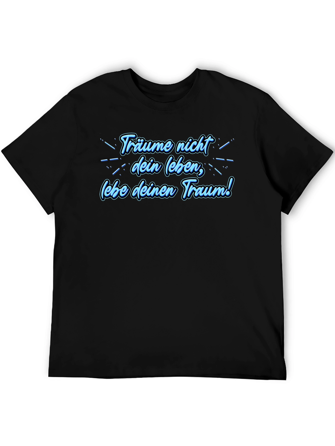 Black Dream It Live It T-Shirt - Inspirational Quote Tee view 5