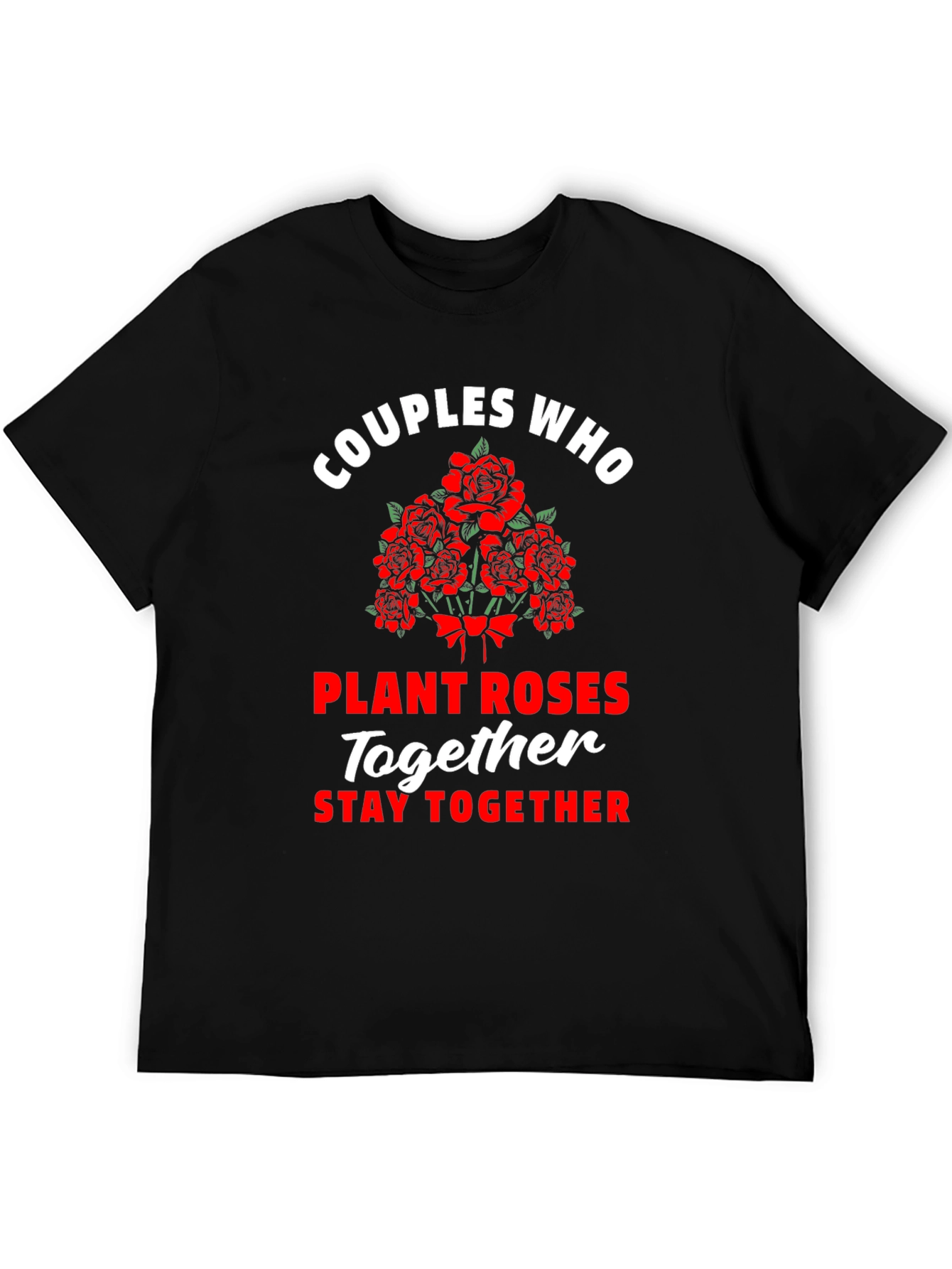 Black Couples Who Plant Roses T-Shirt view 5