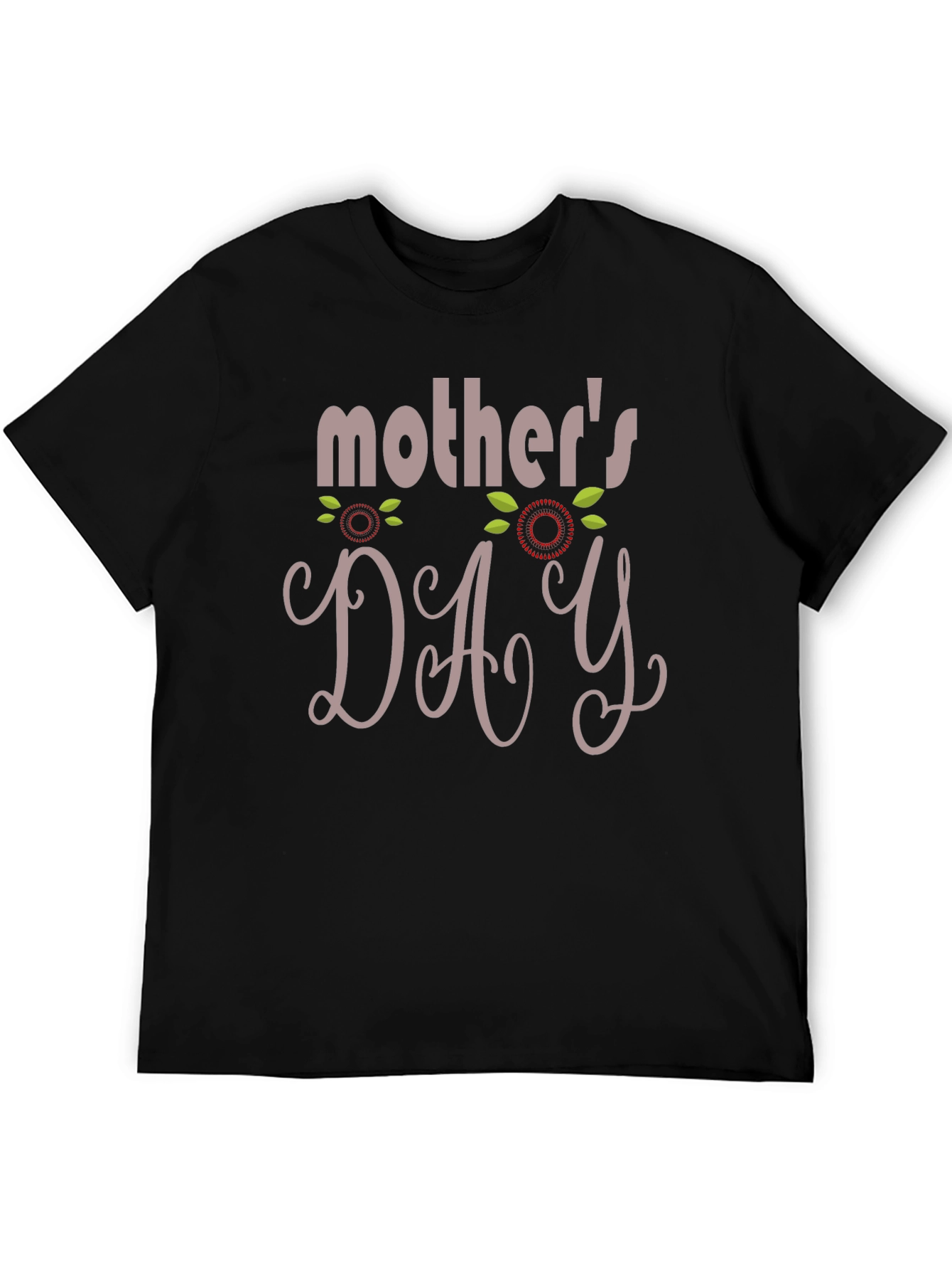 Black Mother's Day T-Shirt - Graphic Tee view 5