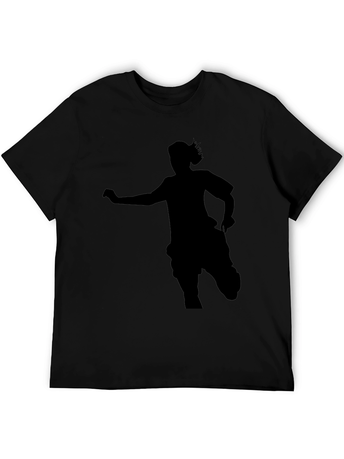 Black Silhouette Figure Black T-Shirt view 5