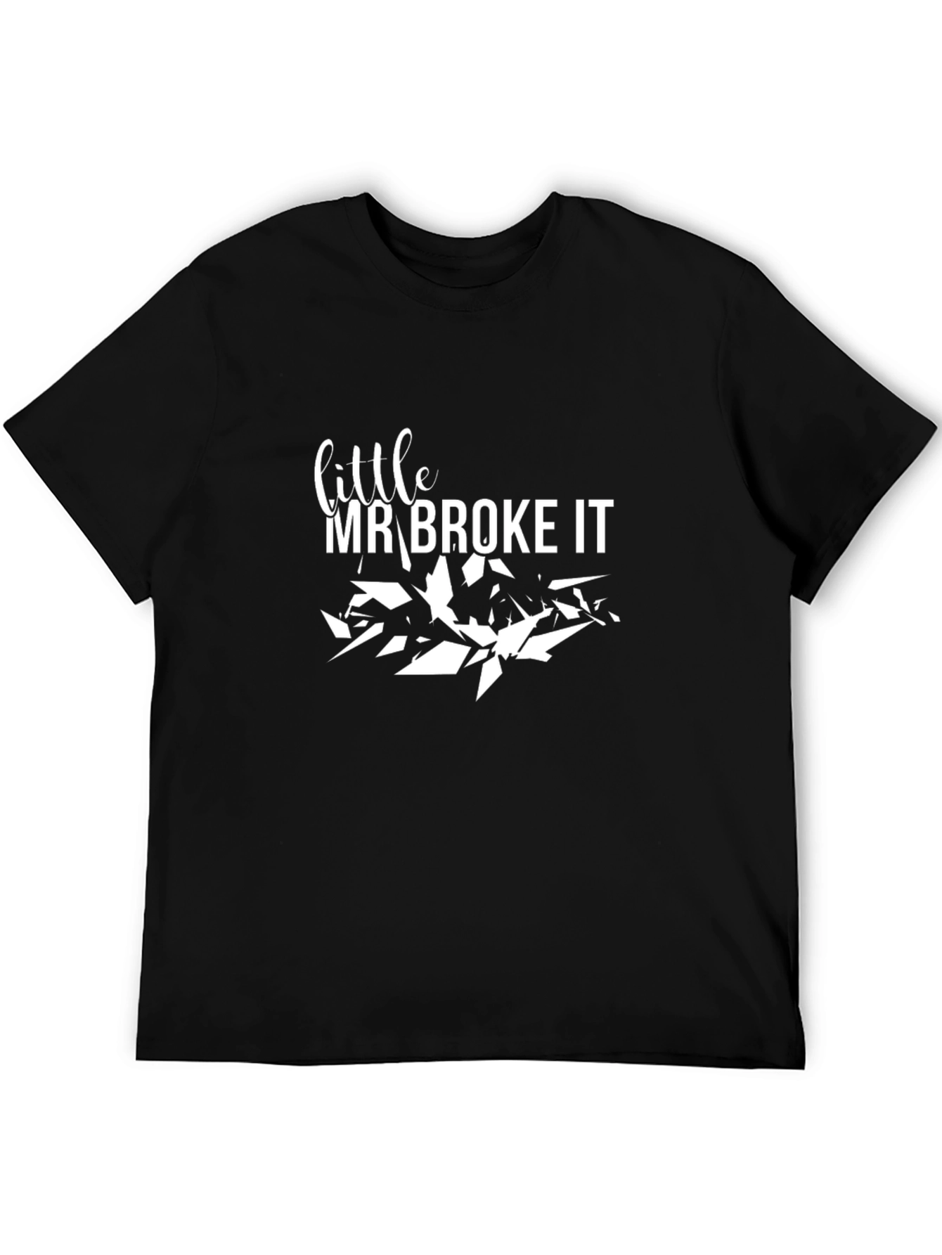 Black Mr. Broke It Graphic T-Shirt view 5