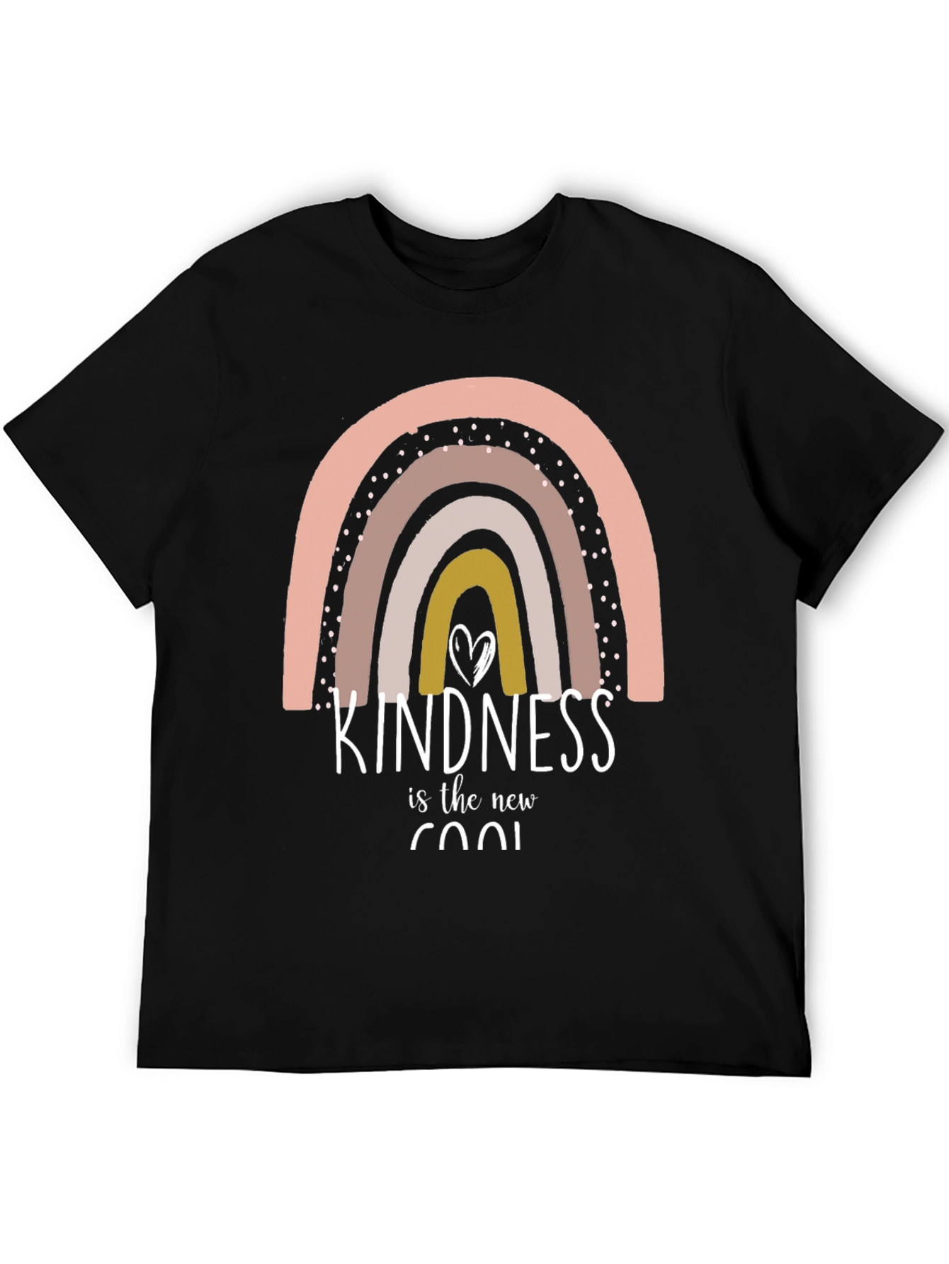 Black Kindness is Cool Graphic Tee - Unisex view 5