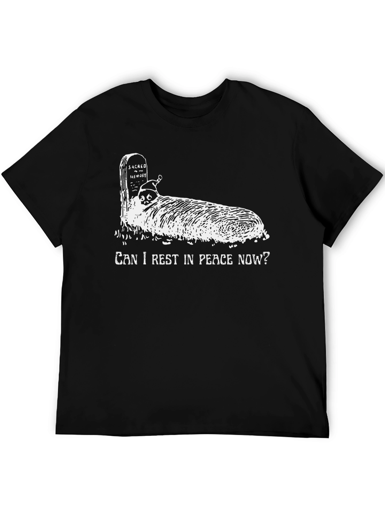 Black Rest in Peace Graphic T-Shirt view 5