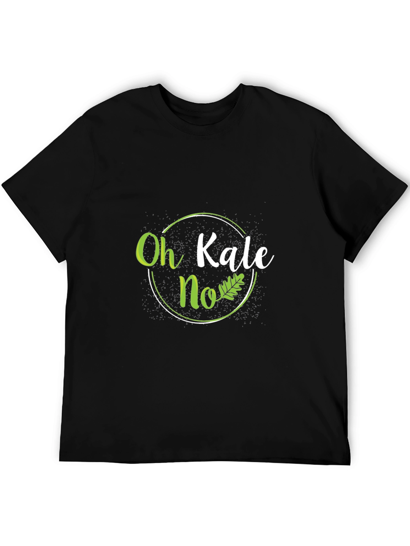 Black Oh Kale No Funny Graphic Tee view 5