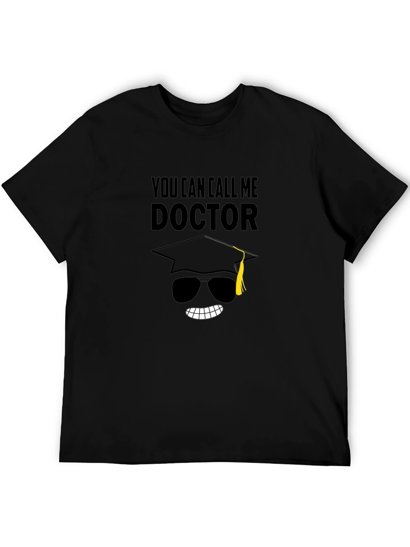 Black Doctor Graduation T-Shirt - You Can Call Me Doctor view 5