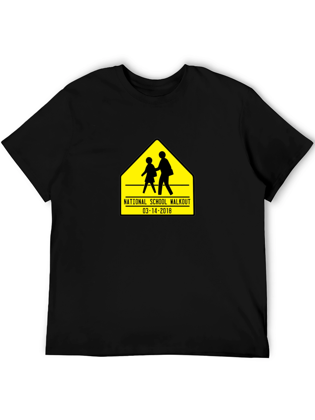 Black National School Walkout T-Shirt view 5