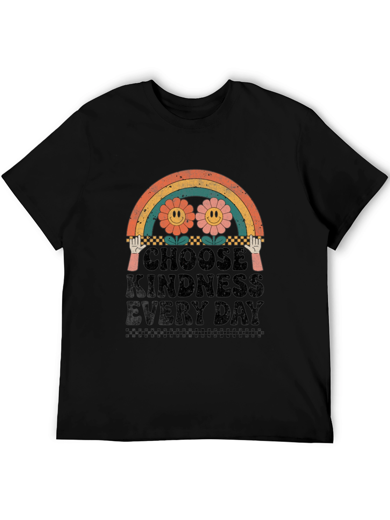 Black Choose Kindness Every Day Graphic Tee - Black view 5