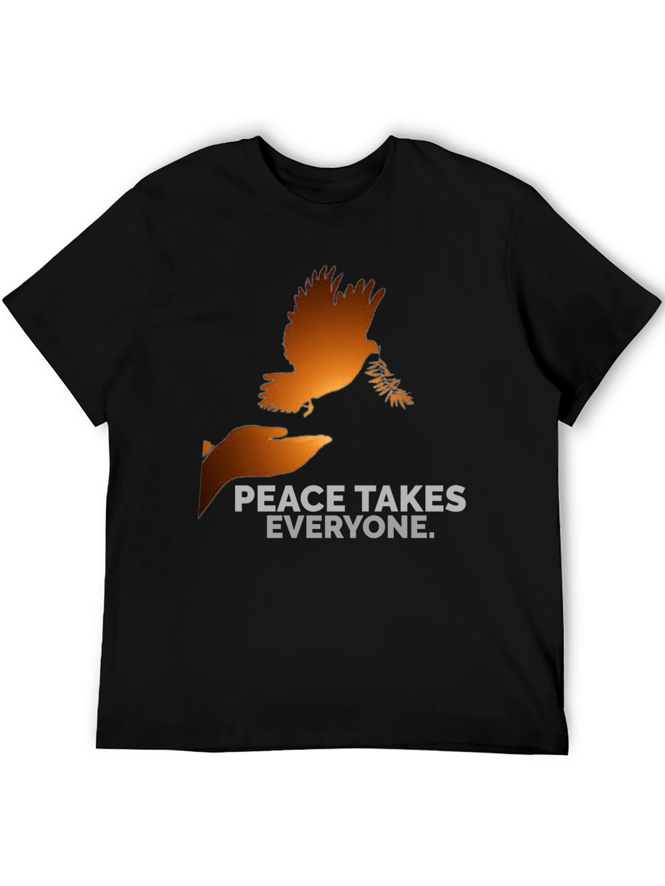Black Peace Takes Everyone Graphic T-Shirt view 5