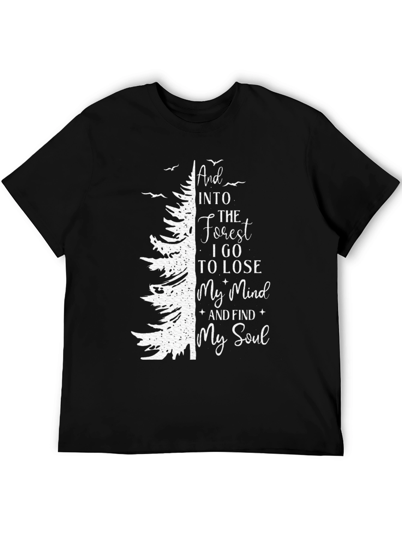 Black Forest Soul Graphic Tee - Mens Black T-Shirt view 5