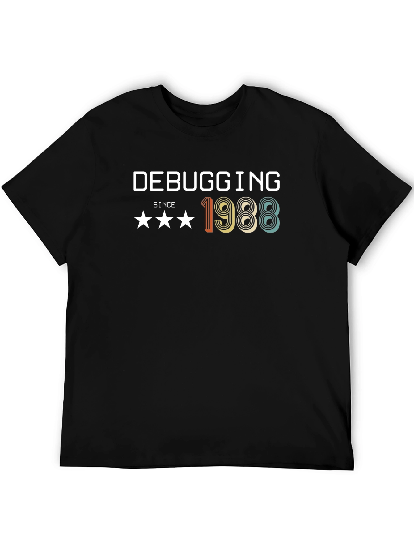 Black Debugging Since 1988 Graphic Tee view 5