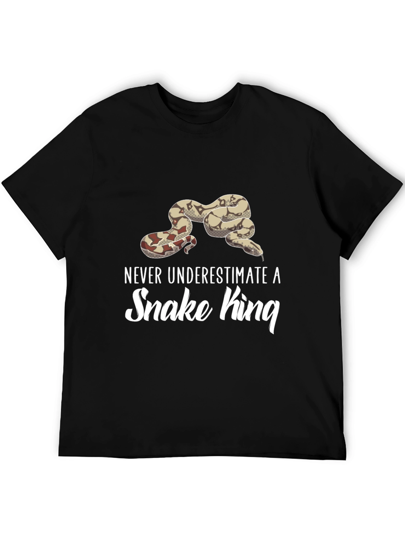 Black Snake King T-Shirt - Never Underestimate view 5