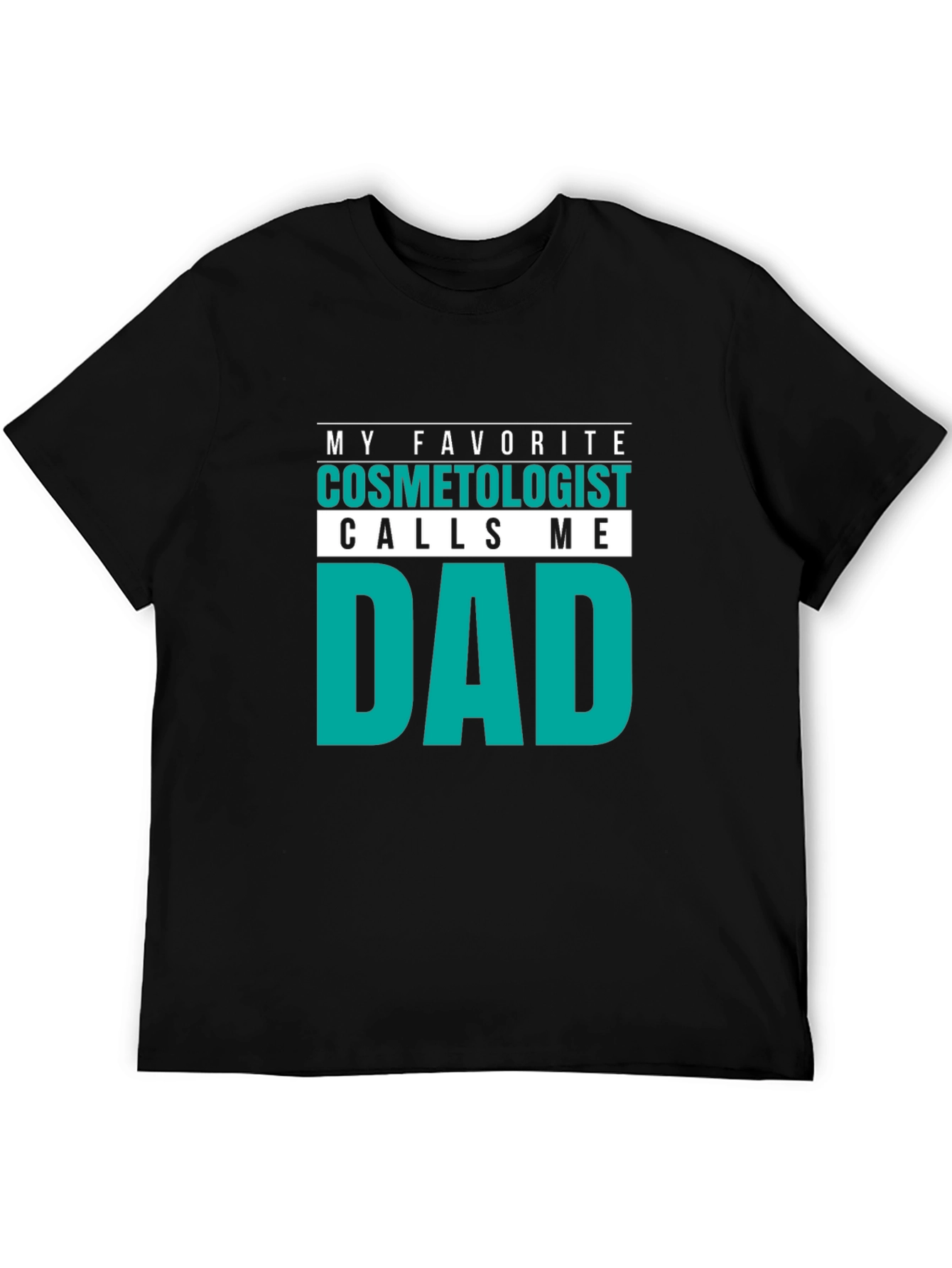Black Cosmetologist Dad T-Shirt - Funny Gift Idea! view 5
