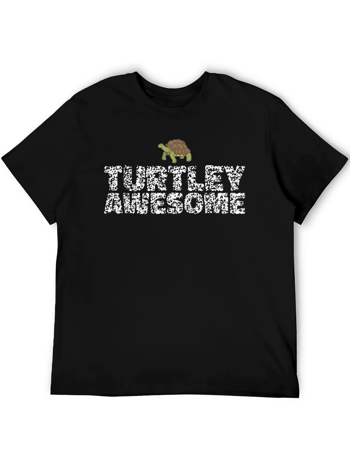 Black Turtley Awesome Graphic Tee - Black view 5